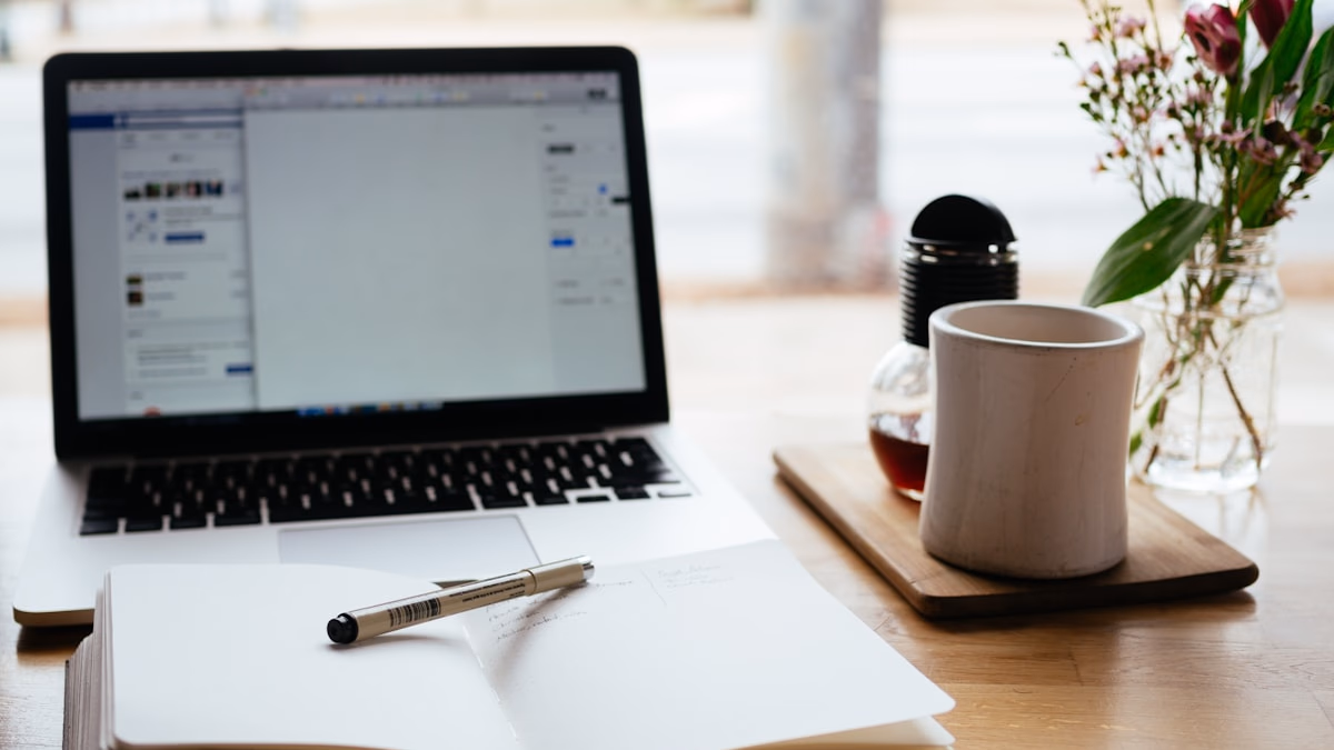 Open notebook and pen on a desk representing the best note-taking apps in 2026 including Obsidian, Notion and Logseq