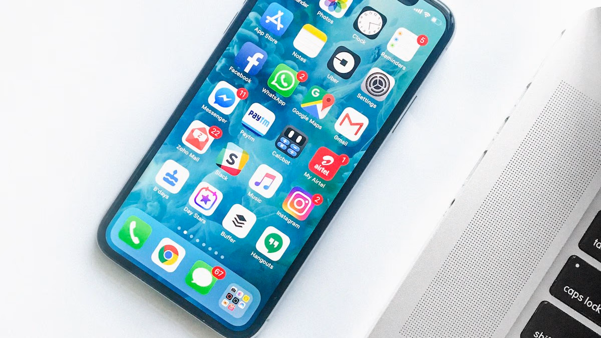 Smartphone on a dark reflective surface representing Apple's upcoming iPhone Fold 2026 foldable device entering trial production with 7.8 inch display and $2000 price point