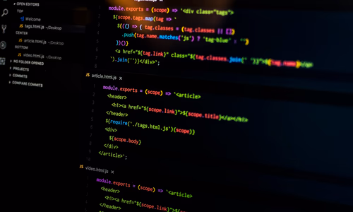 A high-performance home server setup with multiple hard drives and a clean Jellyfin interface on a nearby monitor, representing a private and sovereign media ecosystem.