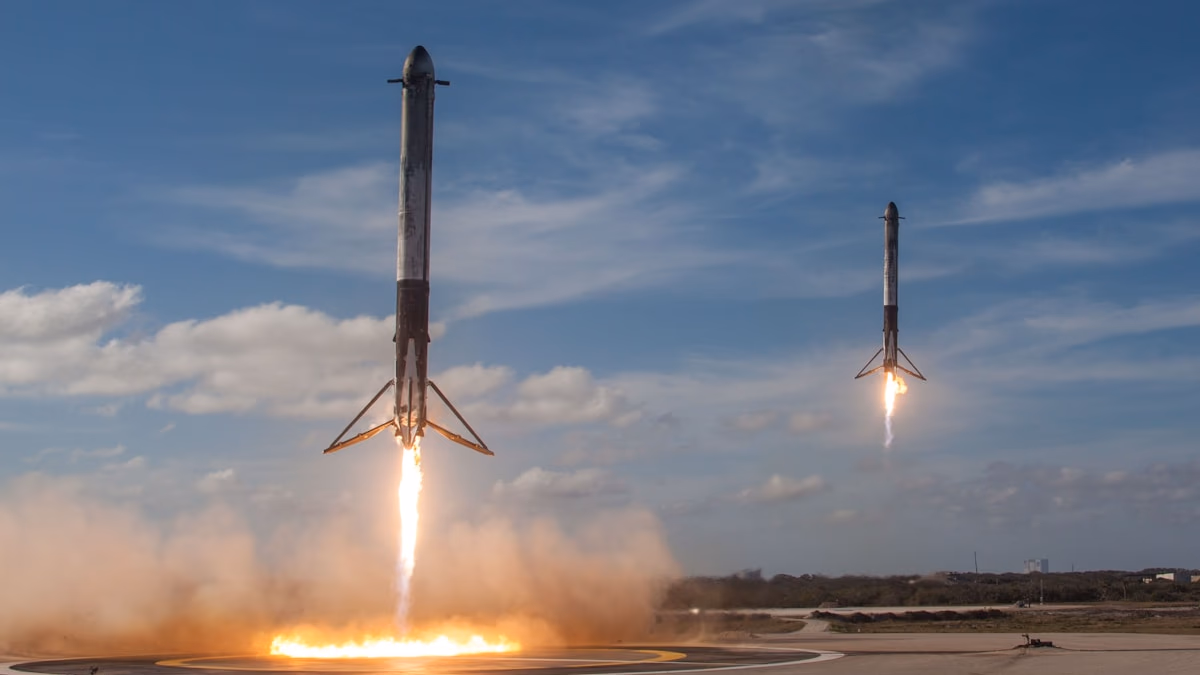 Rocket launching representing SpaceX IPO plans for June 2026 with $1.75 trillion target valuation
