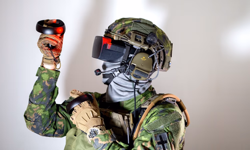 Digital representation of a modern command center, symbolizing the convergence of AI, state power, and military strategy.