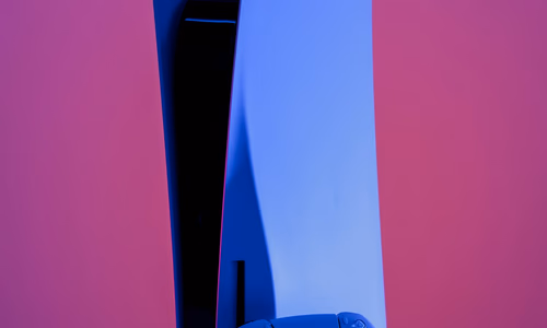 A PlayStation 5 console, representing the intersection of high-end gaming and global supply chain issues.