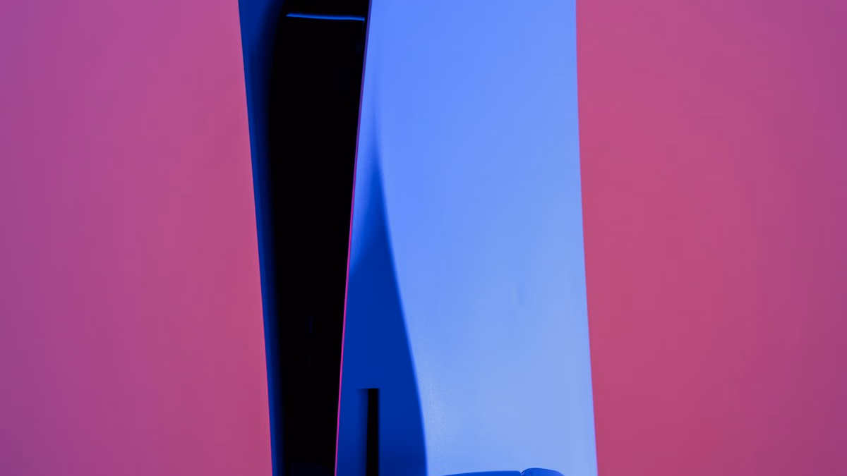 A PlayStation 5 console, representing the intersection of high-end gaming and global supply chain issues.