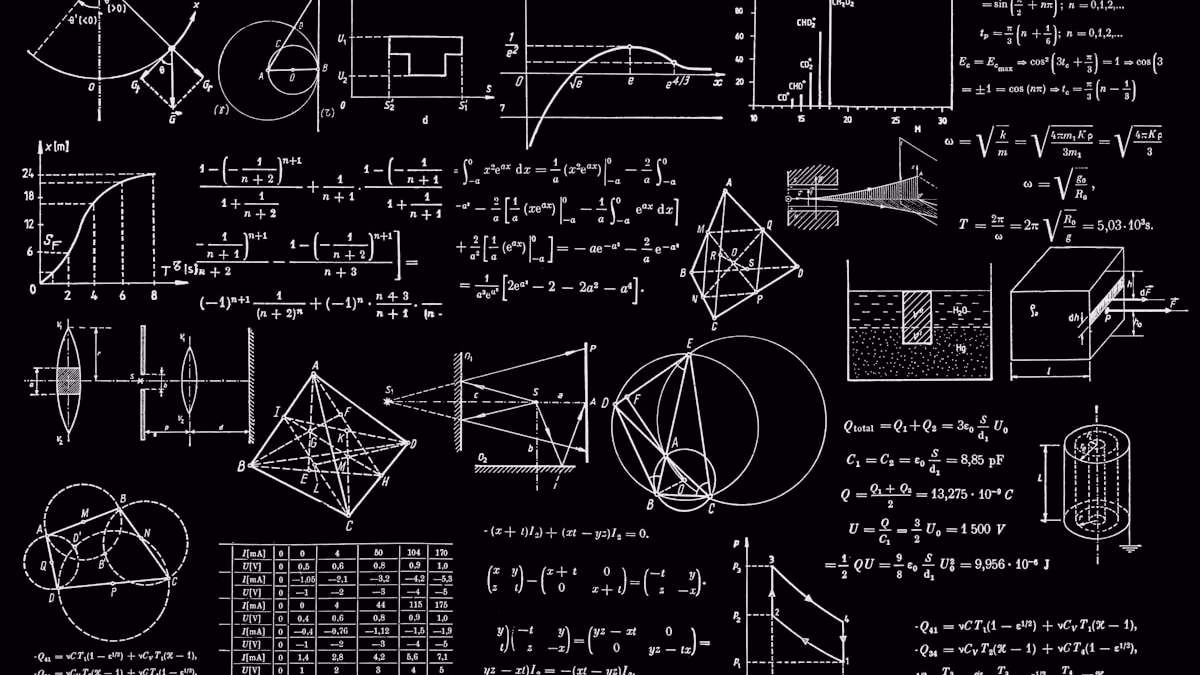 A visualization of quantum computing and encryption algorithms.