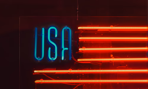 US National AI Framework and Pentagon Maven Program of Record analysis: A digital map of Washington D.C. with AI targeting overlays and neural network visualizations.