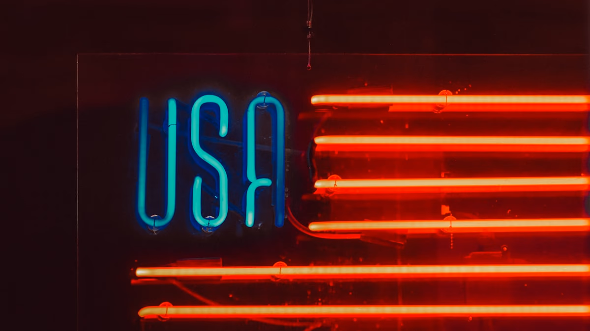 US National AI Framework and Pentagon Maven Program of Record analysis: A digital map of Washington D.C. with AI targeting overlays and neural network visualizations.