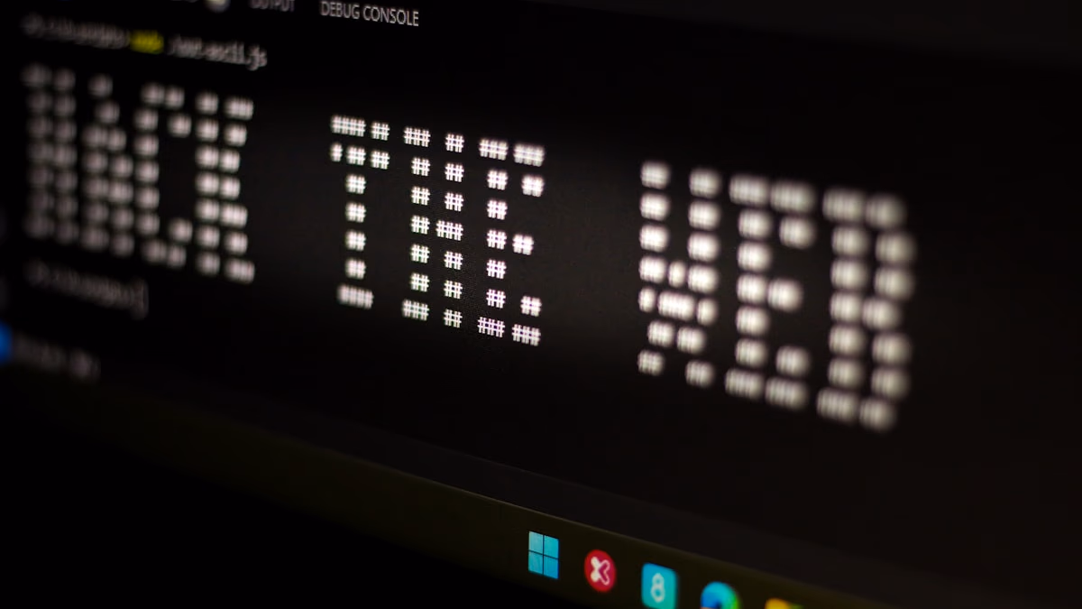 A digital representation of complex network security and cyber threats.