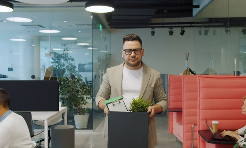 A massive data center with the Oracle logo and symbolic reduction of workforce replaced by AI infrastructure