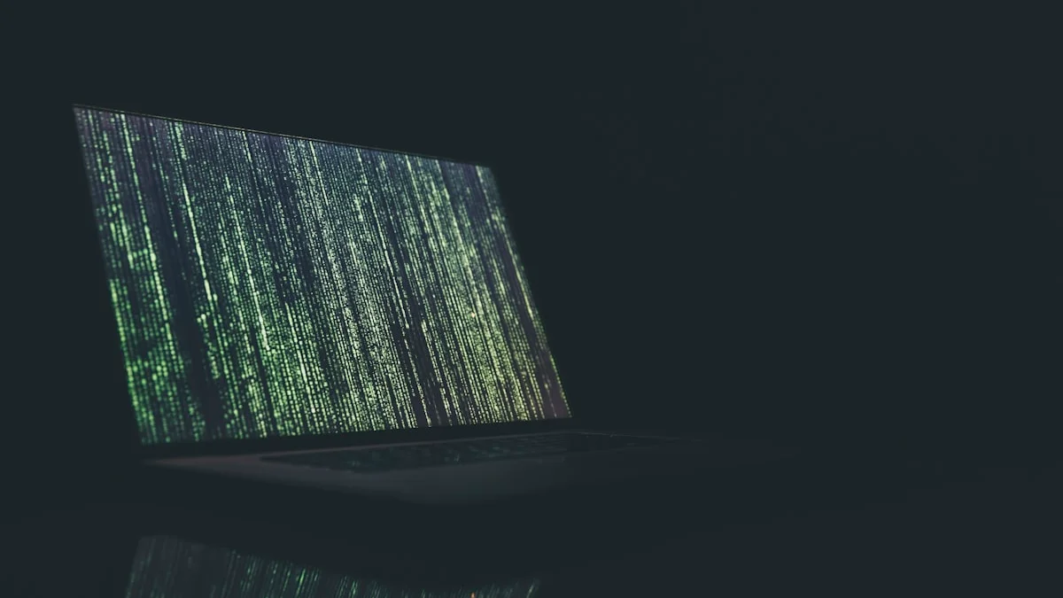 Abstract digital lock and code representing browser security vulnerabilities