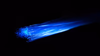 Fiber optic network and European digital infrastructure at dusk