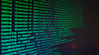 Linux security vulnerability concept showing system breach and protection