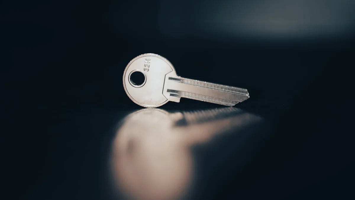 A digital vault representing secure family password management, highlighting the balance between high-level encryption and user-friendly sharing.