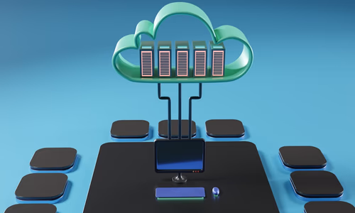 Enterprise agent orchestration visualized as secure local workflows across isolated systems